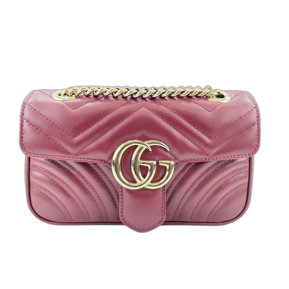Gucci GG Marmont Shoulder Bag, Wine Red